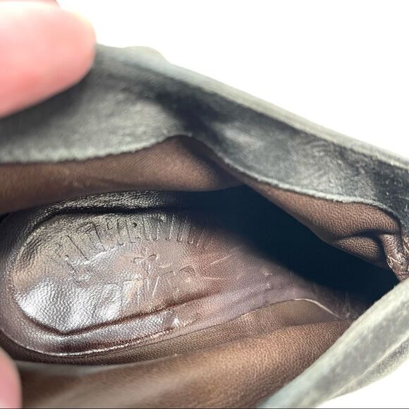 Fiorentini + Baker Nia Grey Suede Ruched Ankle Heeled Boots 36.5/6.5 - Picture 9 of 9